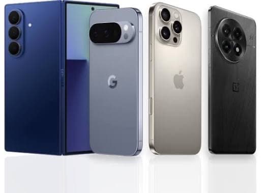 Premium Flagship Smartphones - Blue, Silver, Black - Latest Models